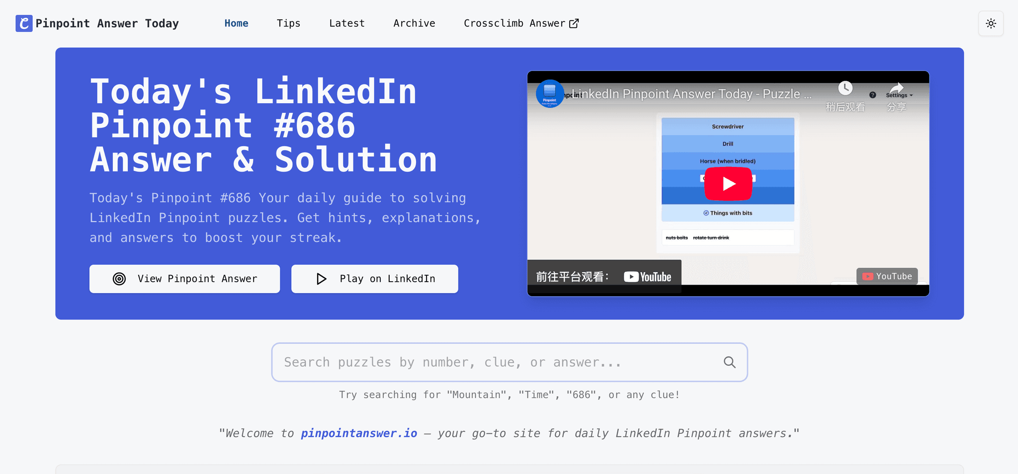 LinkedIn Pinpoint Answer Today