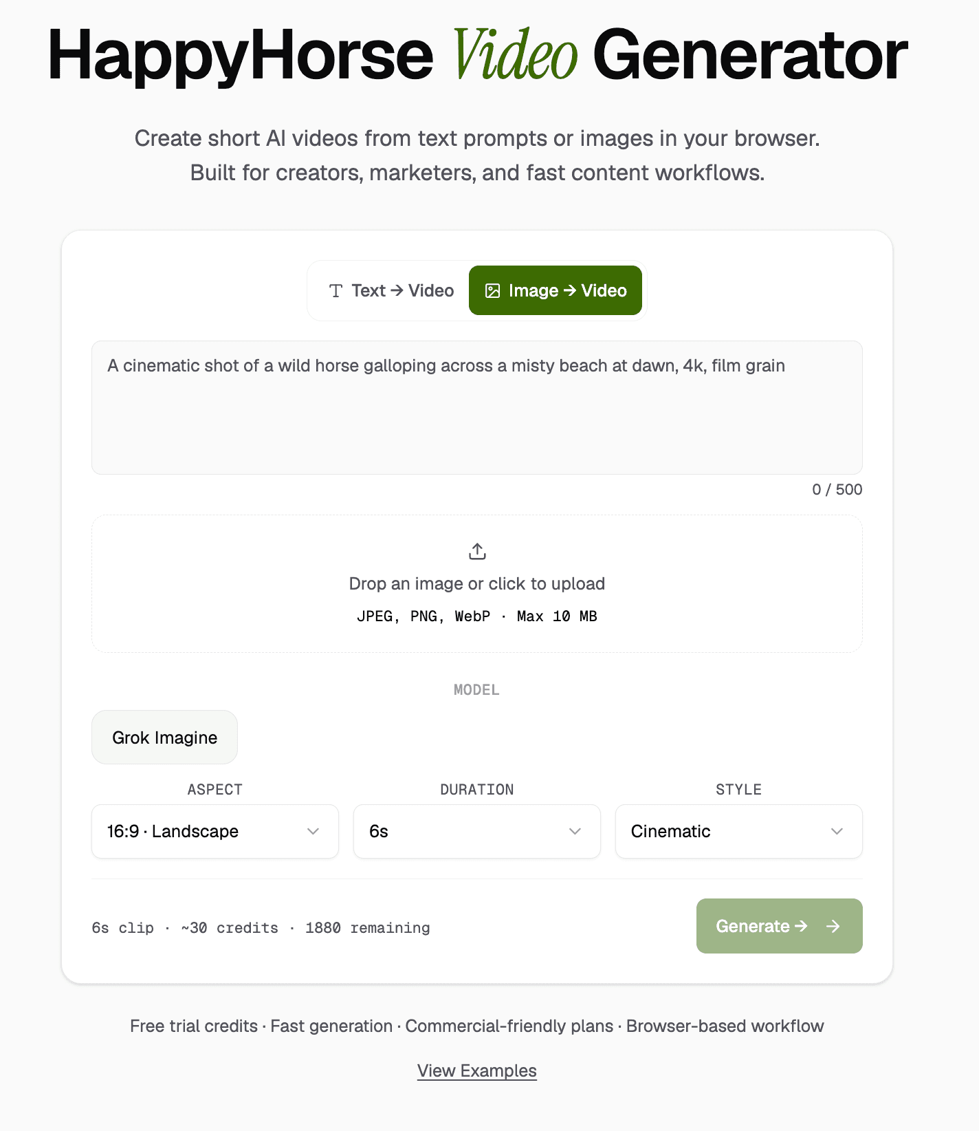 HappyHorse Video Generator