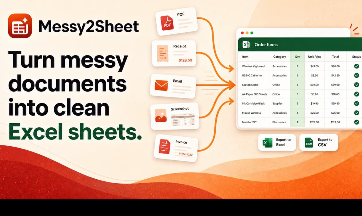 Messy2Sheet cover image