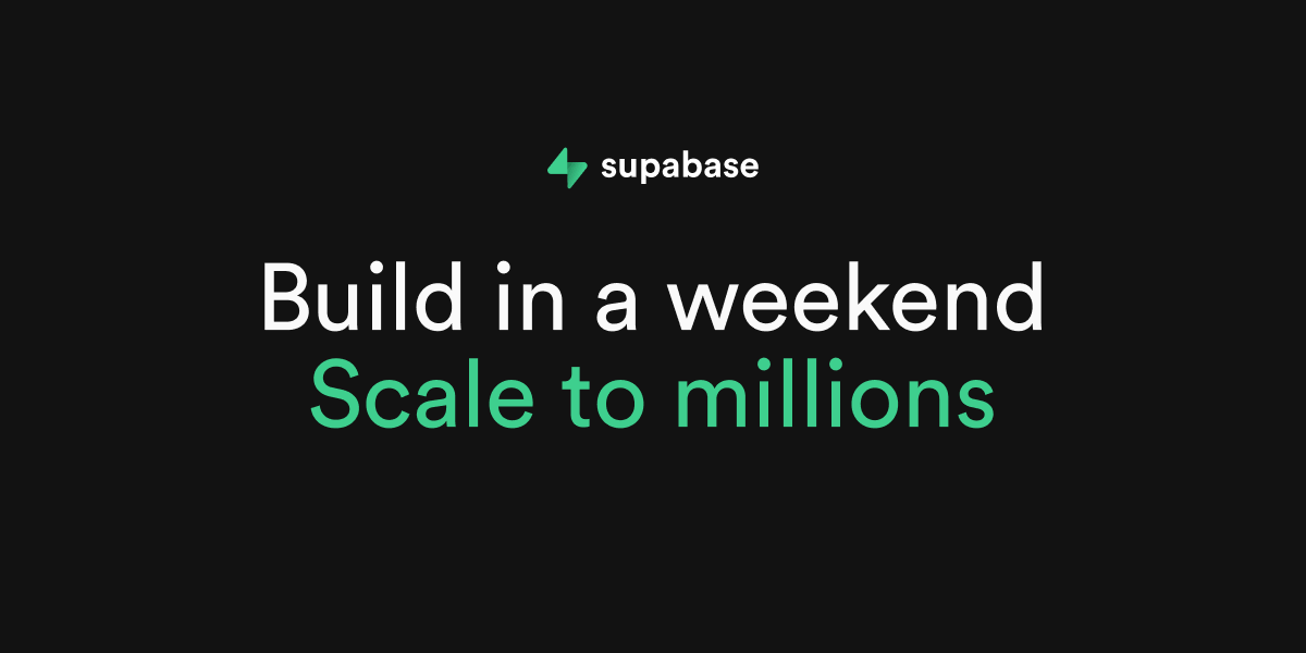 Supabase cover image