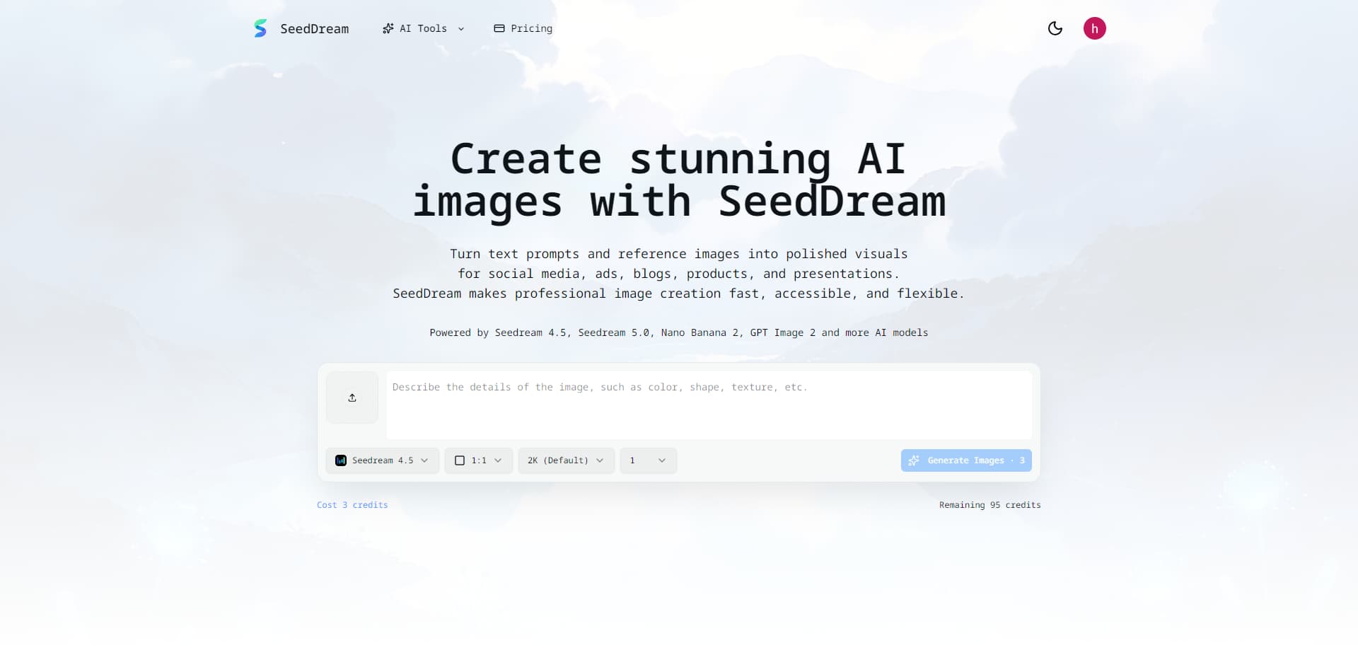 SeedDream AI Image Generator cover image
