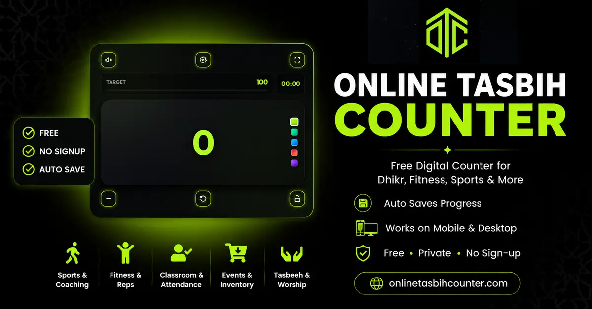 Online Tasbih Counter cover image