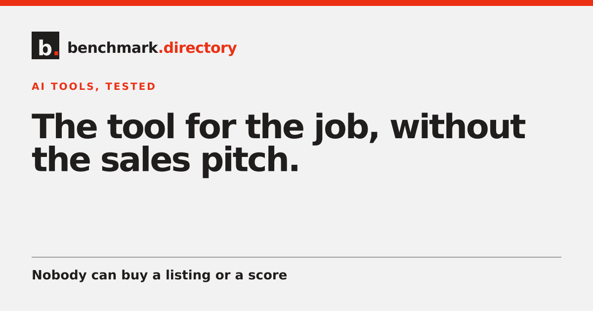 benchmark.directory cover image