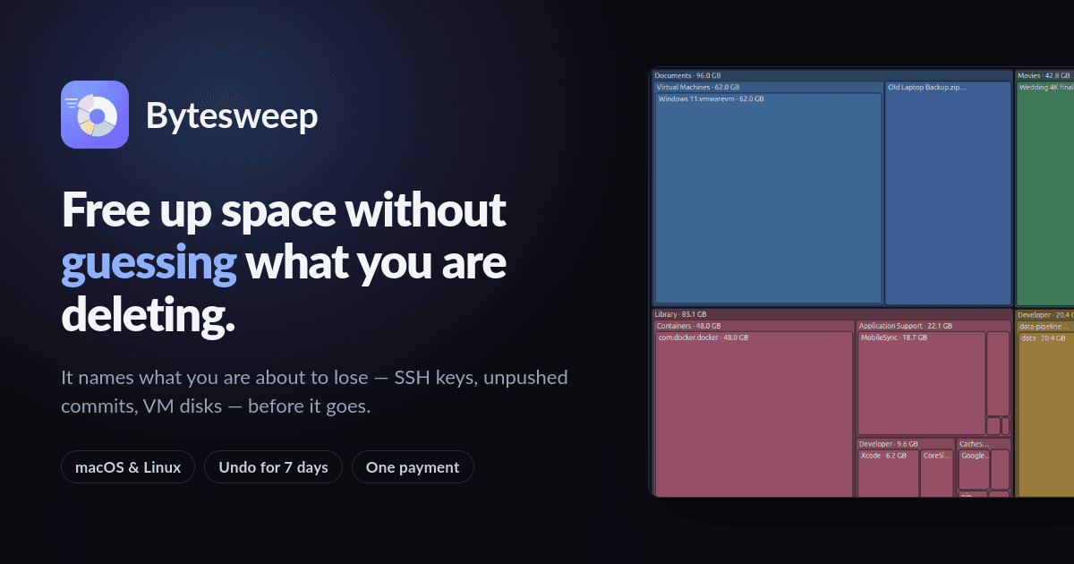 Bytesweep cover image