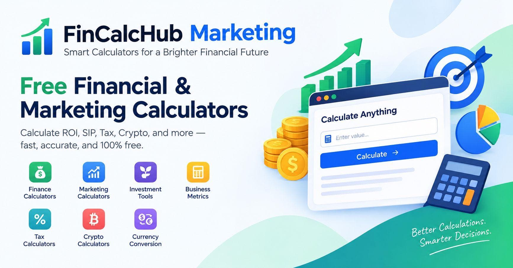 FinCalcHub Marketing cover image